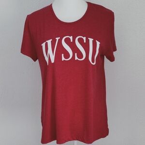 NWT Winston Salem State University Red T-shirt WSSU